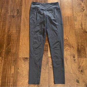 Victoria sport full length gray leggings pockets Sz medium stretchy